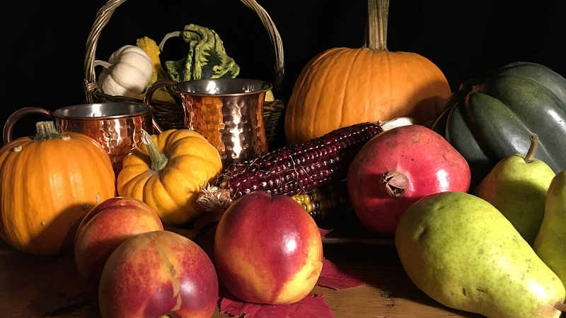 La frutta e la verdura di novembre